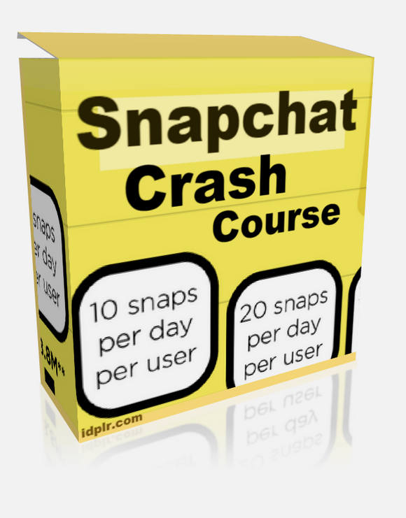 Snapchat Crash Course - ProsperityWorld.store 